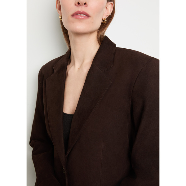 House of Dagmar Slim Suede Blazer