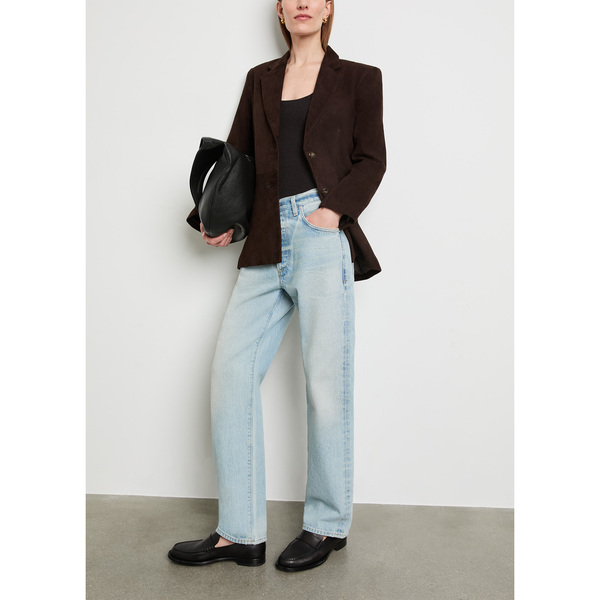 House of Dagmar Slim Suede Blazer