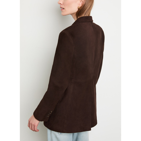 House of Dagmar Slim Suede Blazer