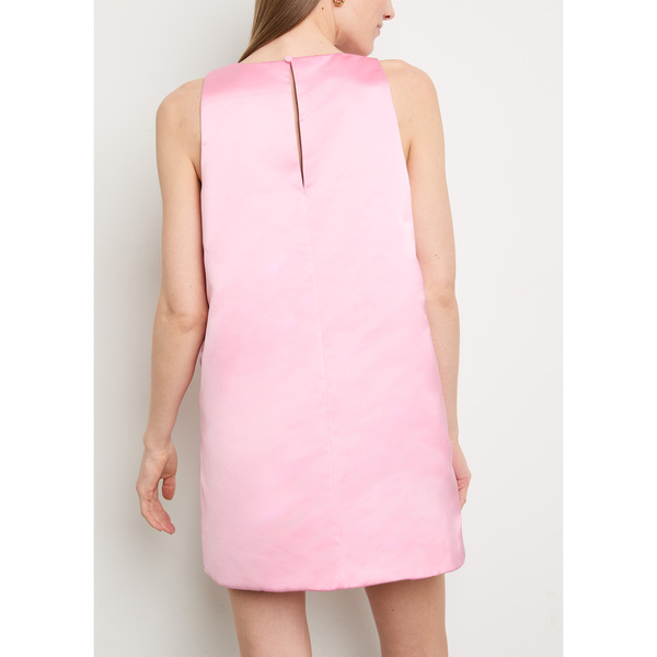 Des Phemmes Beaded Satin Minidress