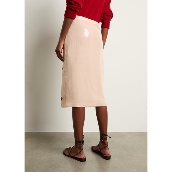 Des Phemmes Cherries Sequin Skirt