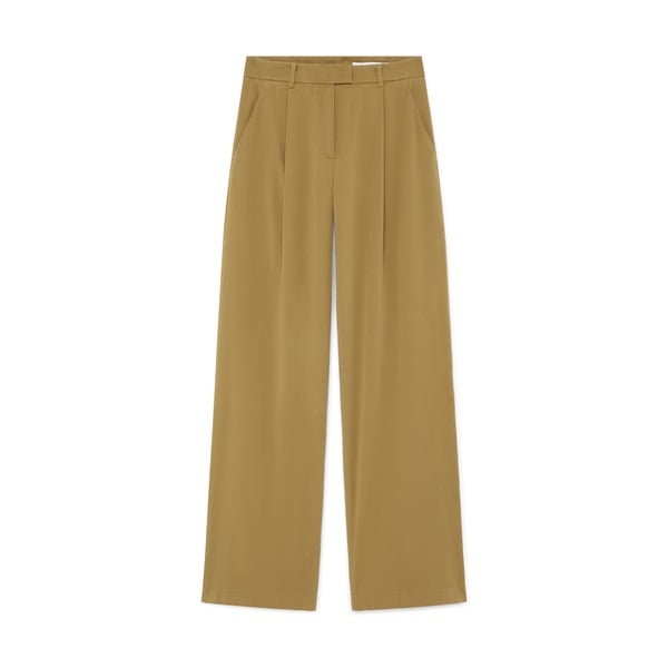 Another Tomorrow Relaxed Wide-Leg Pant