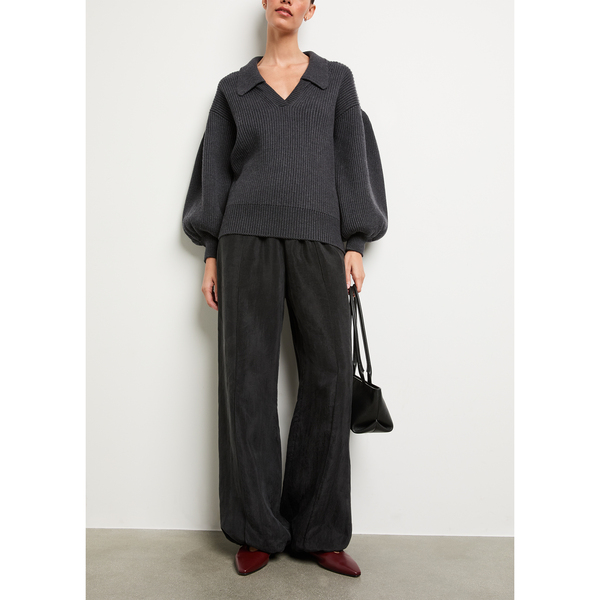 Another Tomorrow Drawstring Track Pant