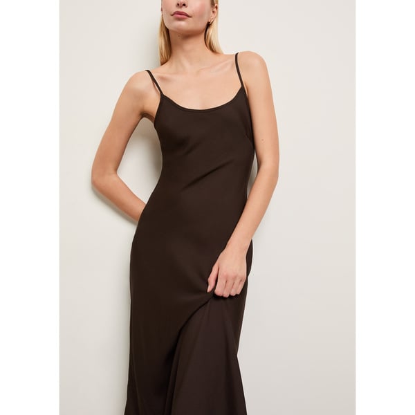Anemos Harlow Bias-Cut Slip Dress