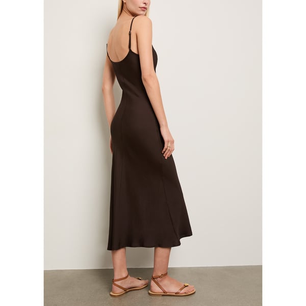 Anemos Harlow Bias-Cut Slip Dress