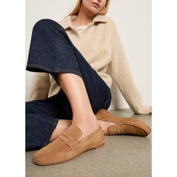 Jamie Haller The Suede Penny Loafer