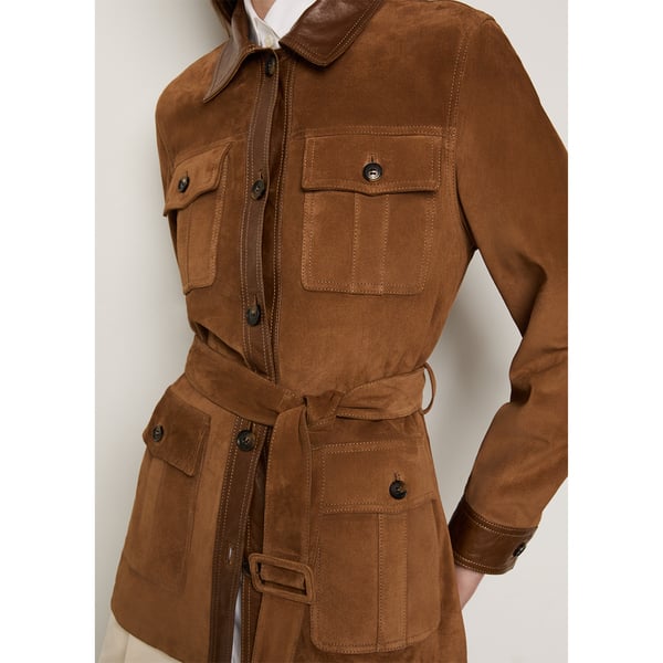 Nili Lotan Mila Suede Jacket