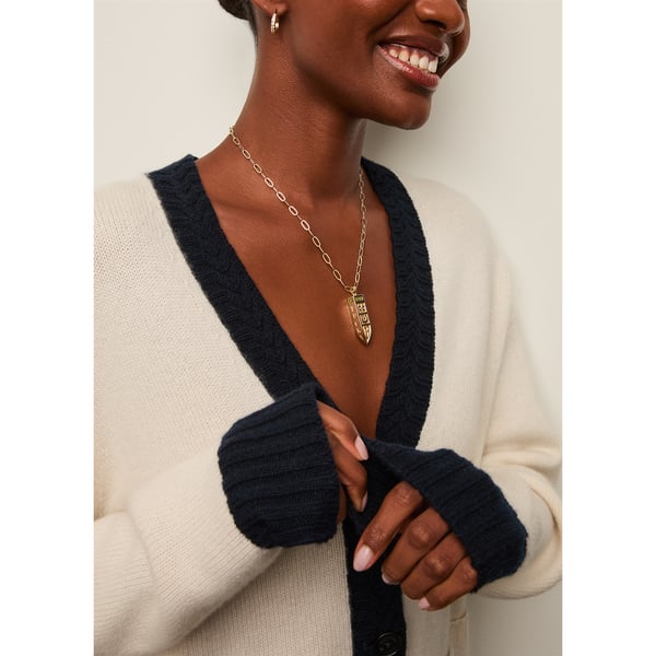 Jane Win STRONG Lucky Charm Sun Ray Pendant