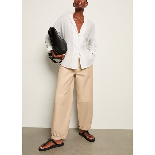 By Malene Birger Joanni Leather Trousers