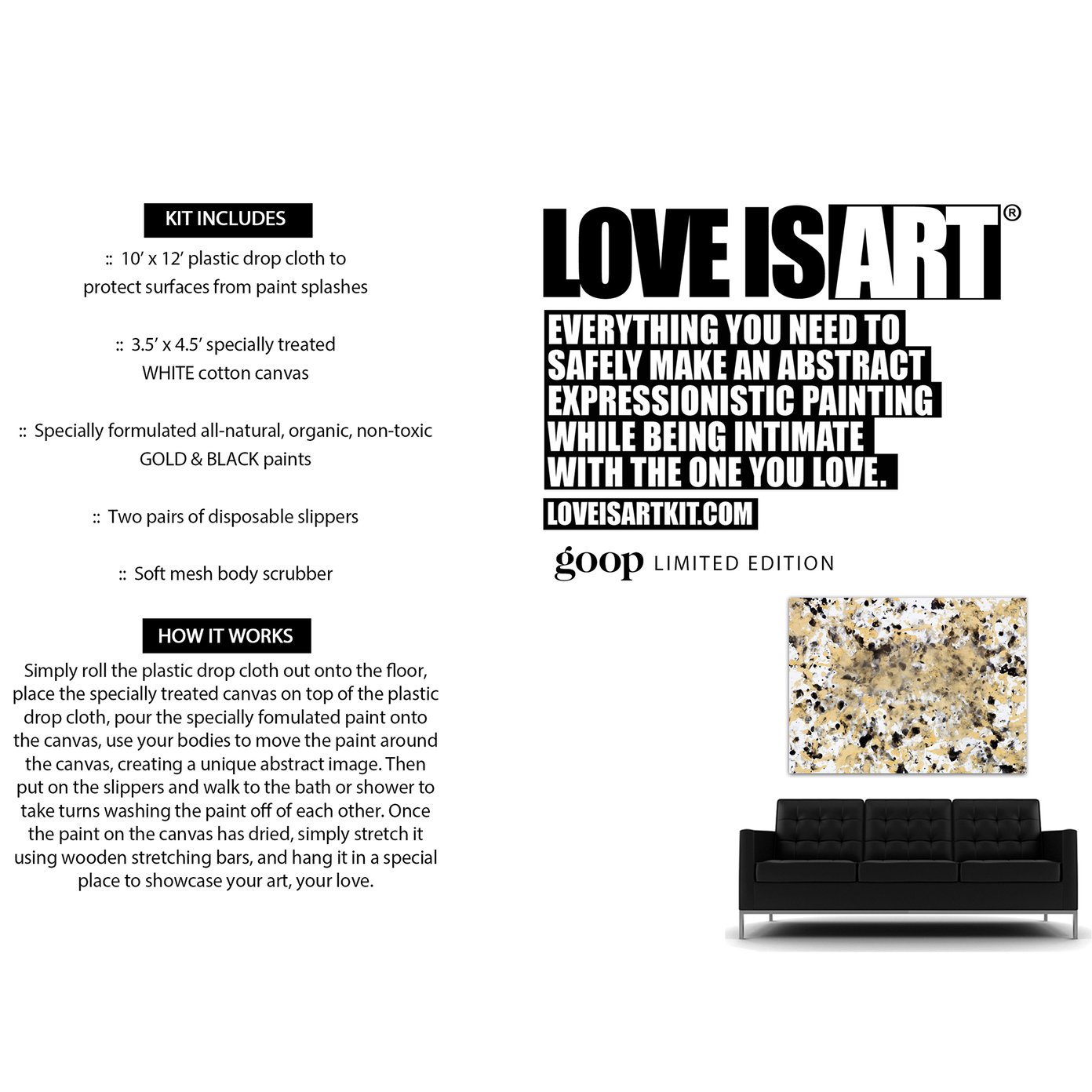 Love is Art Love is Art Couple's Paint Kit