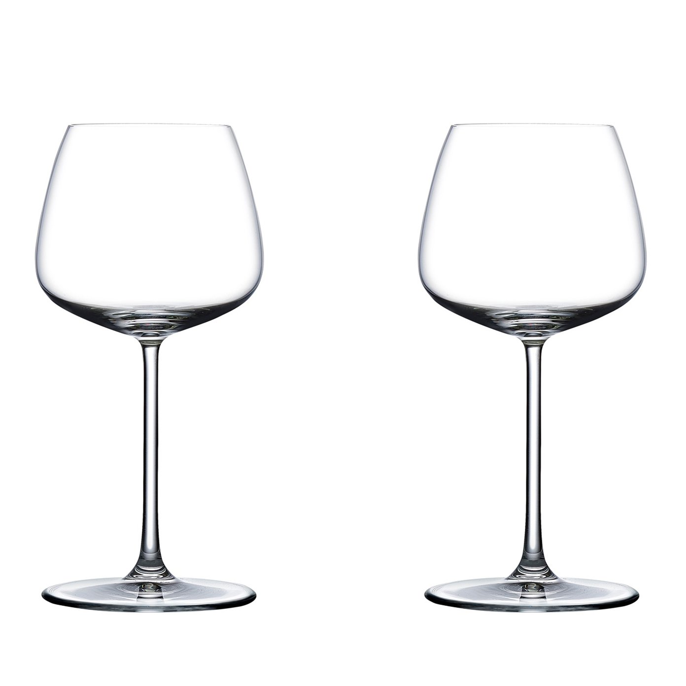 Nude Glass Pure White Wine Glasses Set of 4