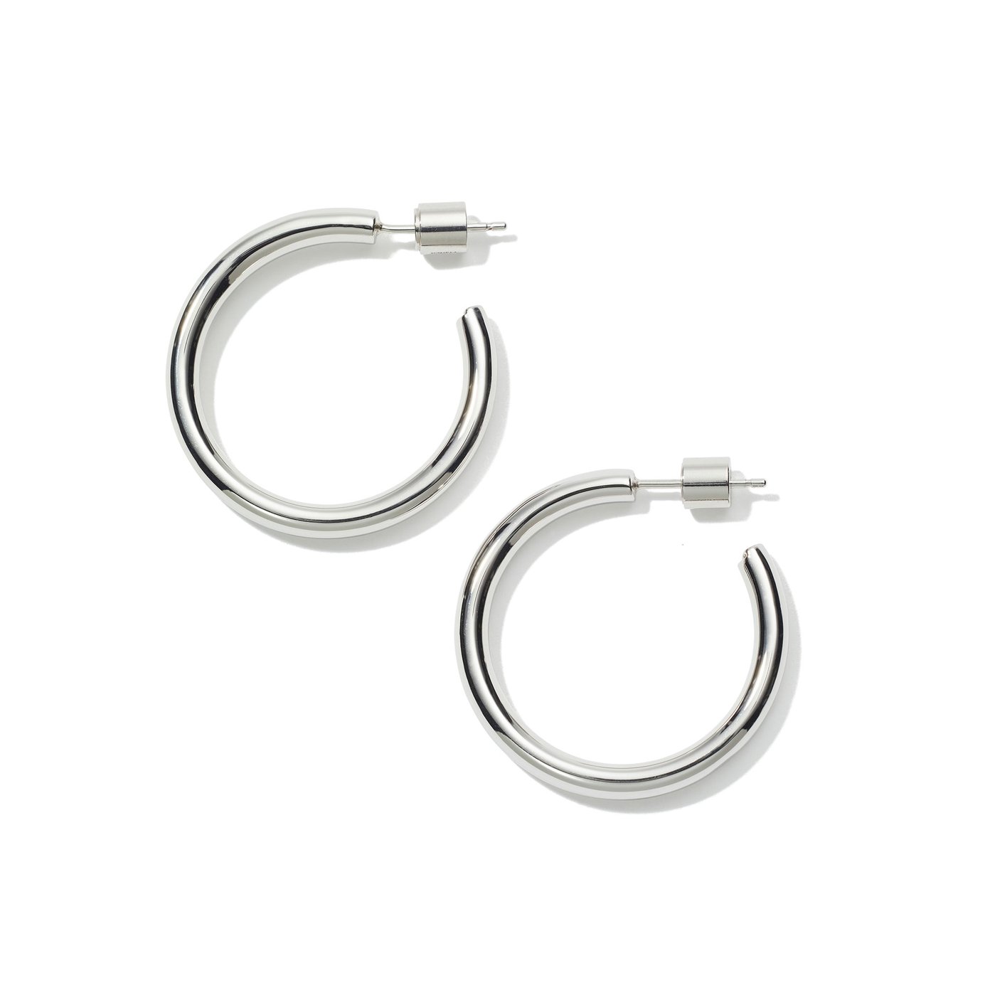 Weightless Small Hoops - Sterling Silver