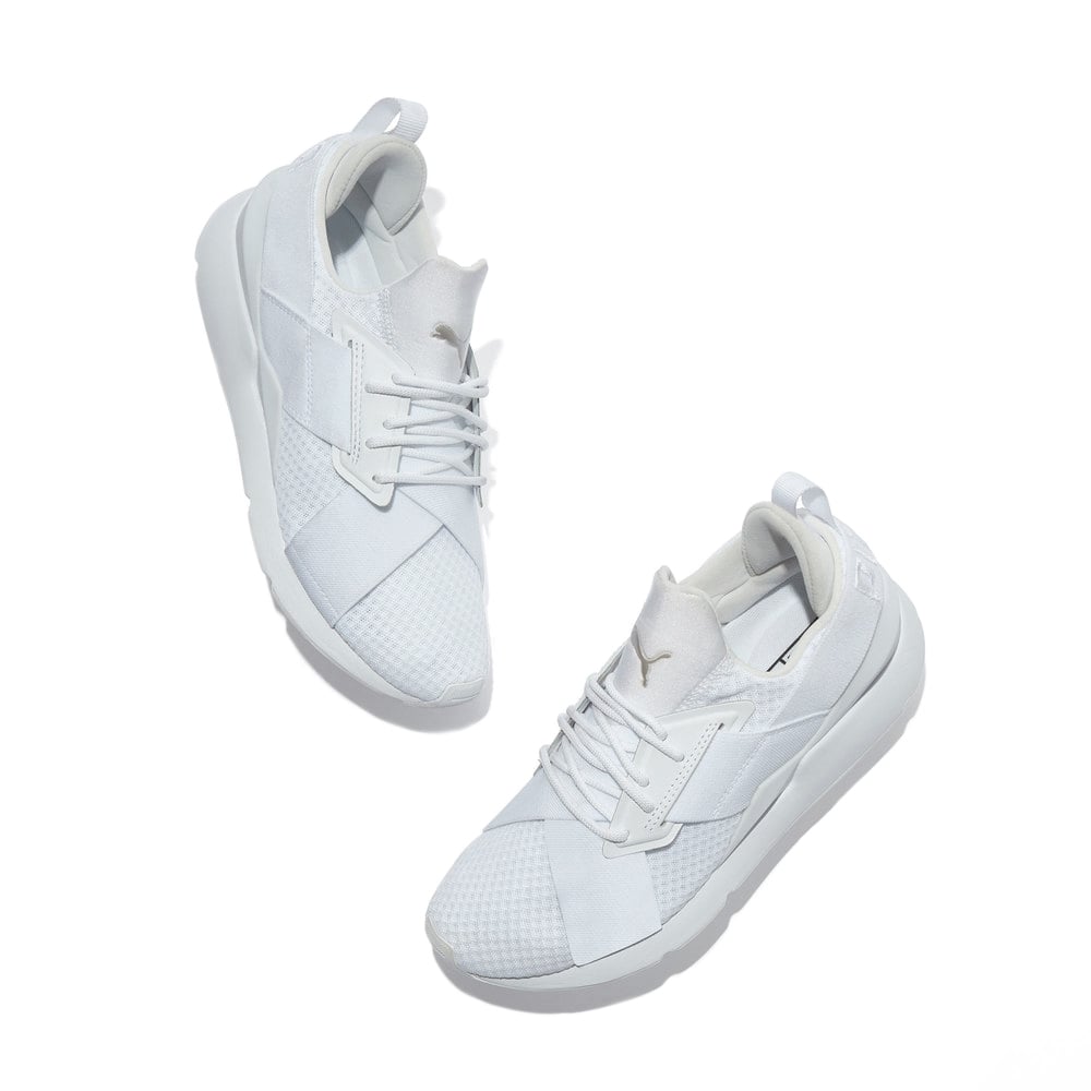 Puma muse white sneakers clearance