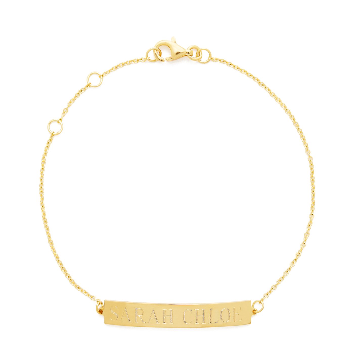 Sarah Chloe Leigh ID Name Bracelet goop