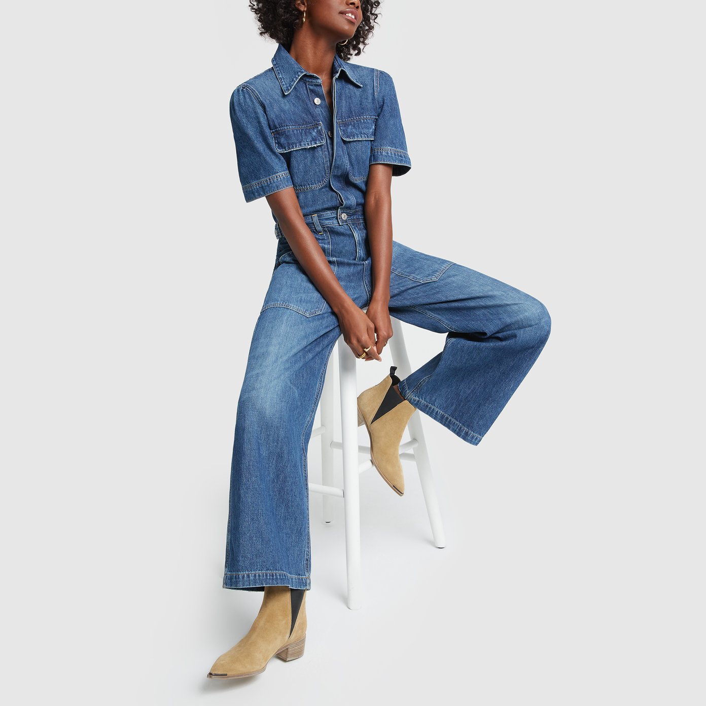 Acne Studios Beige Jensen Suede Boot goop
