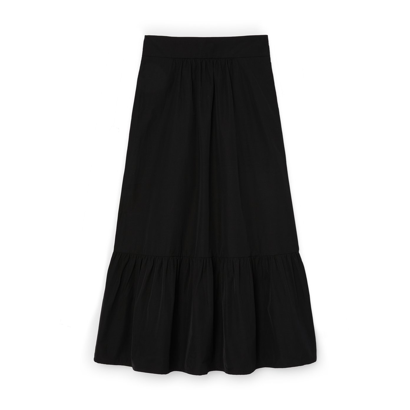 G. Label by goop Jess Tiered Midlength Skirt | goop
