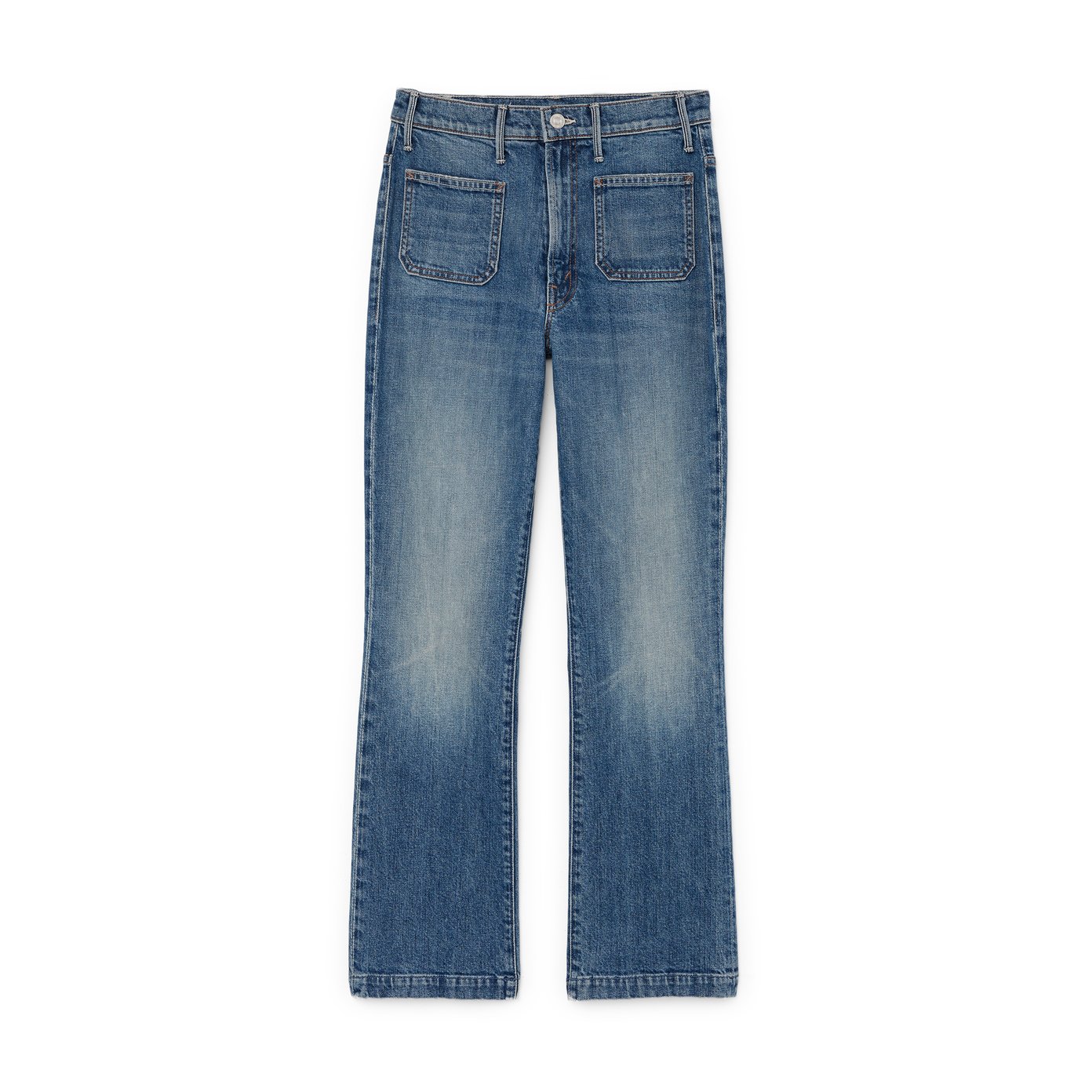 Mother patch pocket hustler jeans best sale