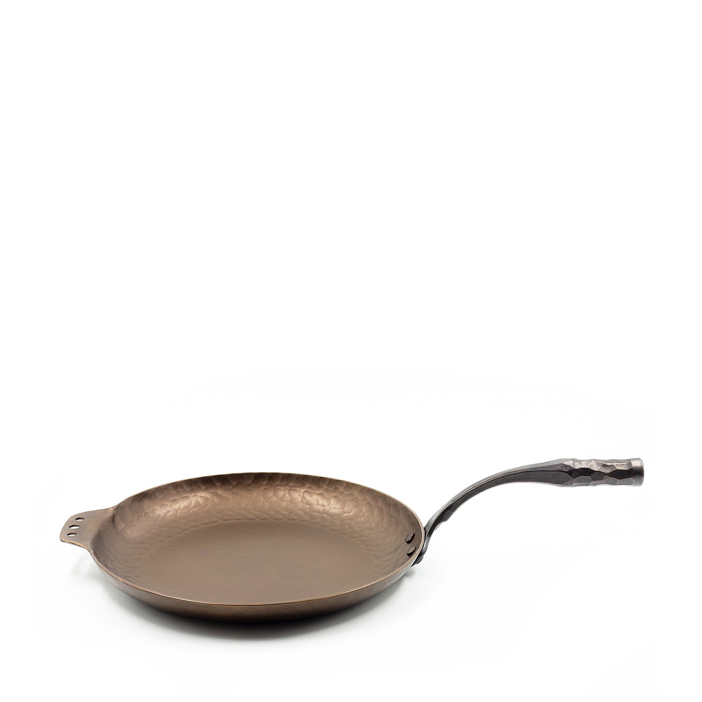 Smithey Farmhouse Skillet, Hand-Forged Carbon Steel, 12 Frying Pan