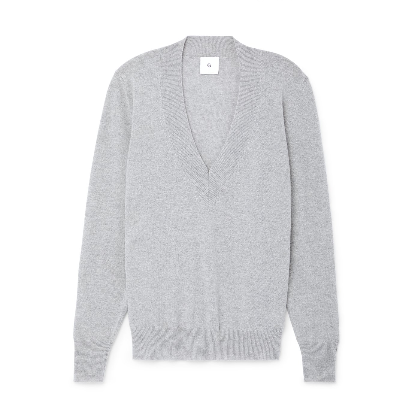 G. Label by goop Jill Deep V Neck Sweater
