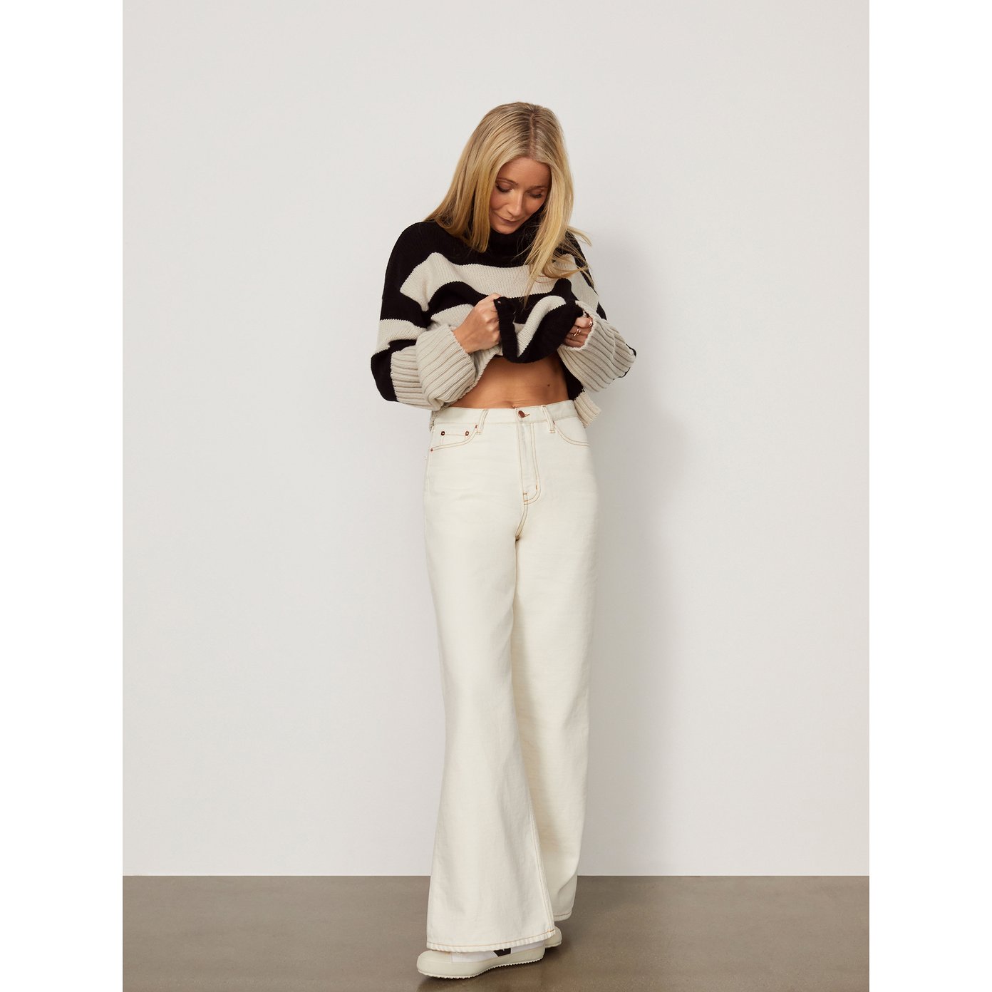 How to Style Wide Leg Denim Trousers - Adored By Alex