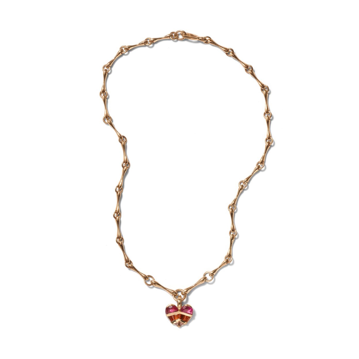 Nak Armstrong Large Strap Heart Pendant Necklace | goop