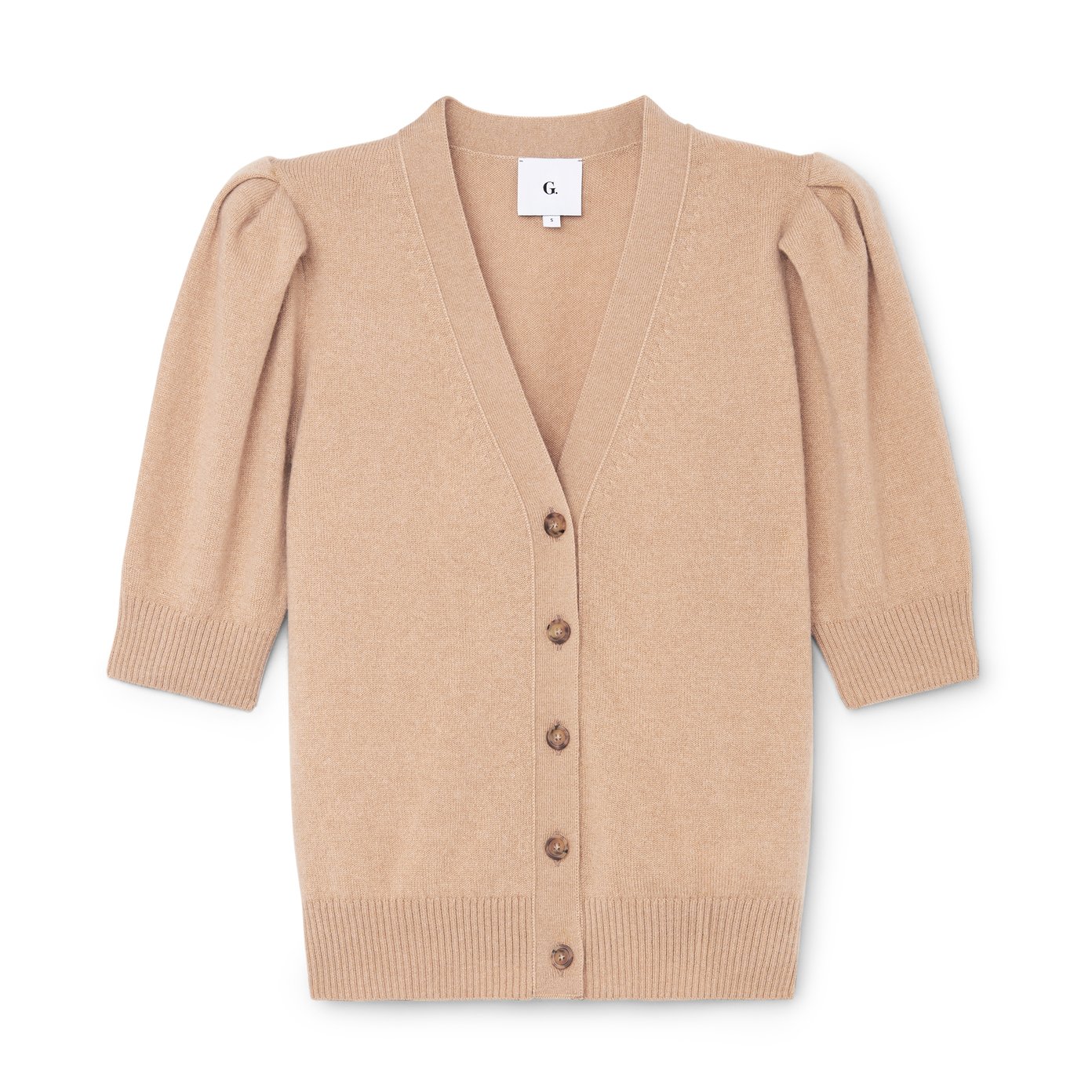 G. Label by goop Juliette Short Sleeve Cashmere Cardigan goop