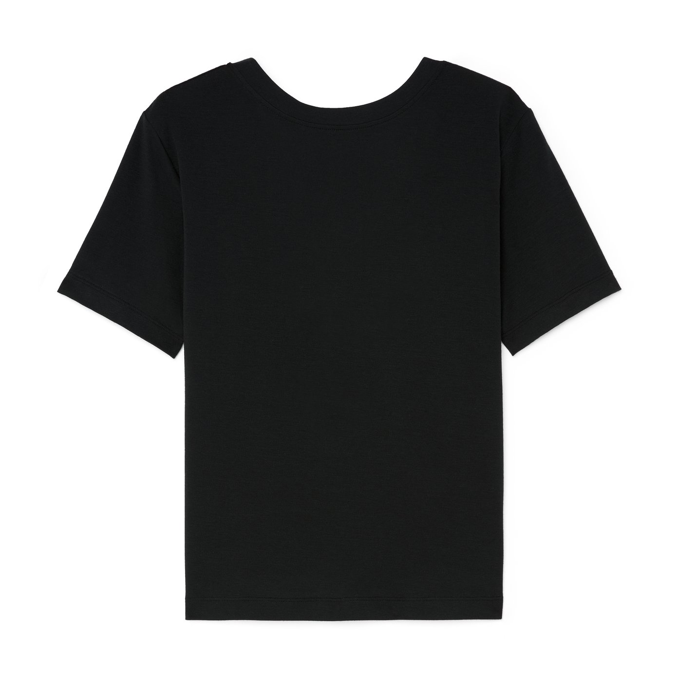 Scoop back shirt top