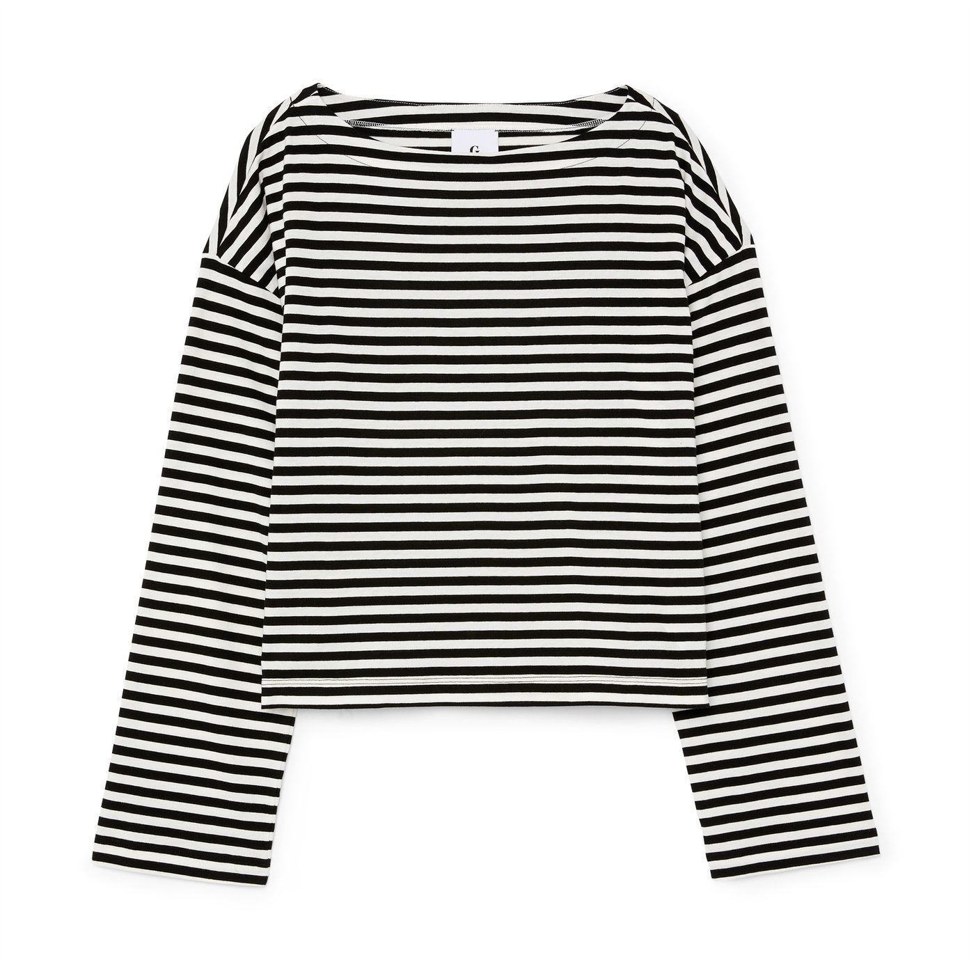 Black and white striped undershirt discount