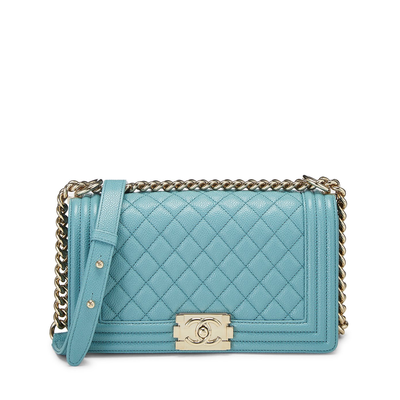 chanel handbag blue