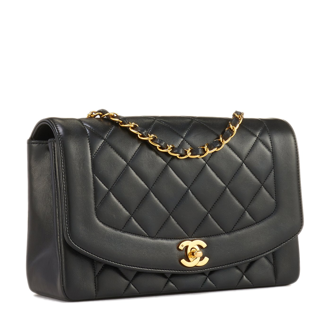 double flap chanel handbag black