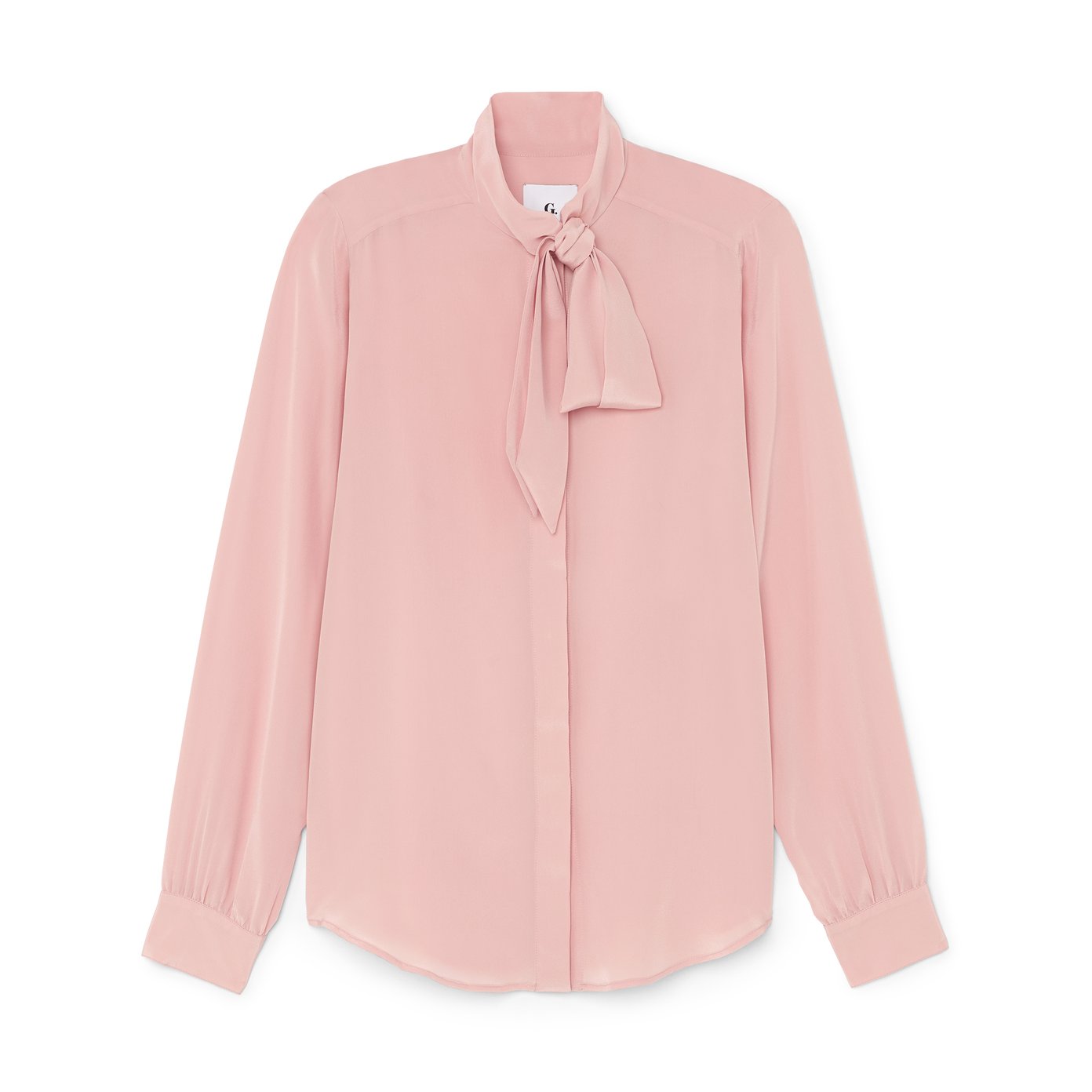 Blush pink blouse top