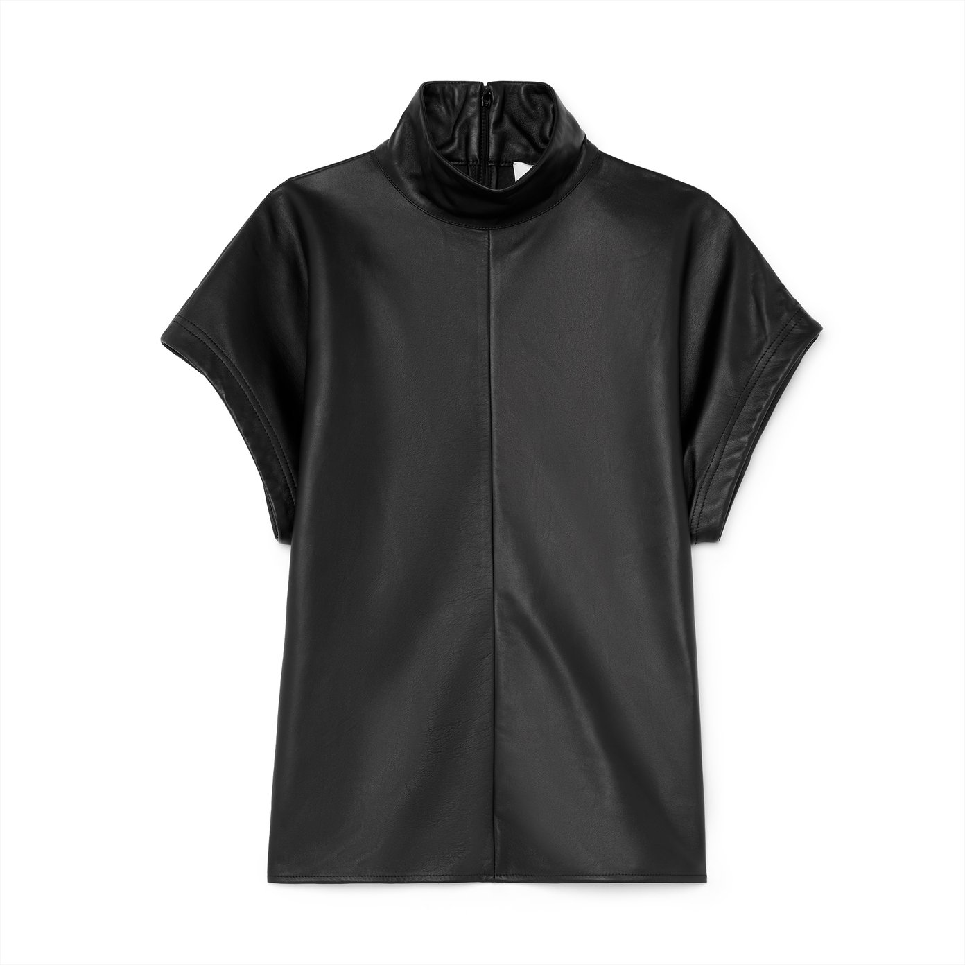 G. Label by goop Evelyn Leather Top