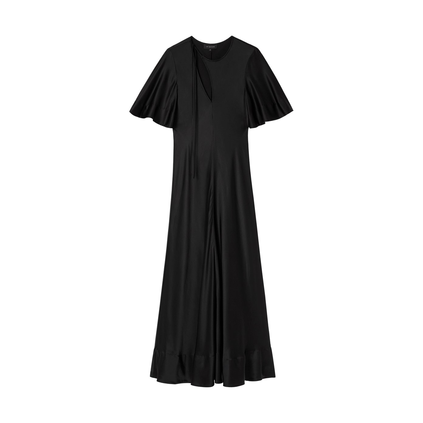 Lee mathews black dress top