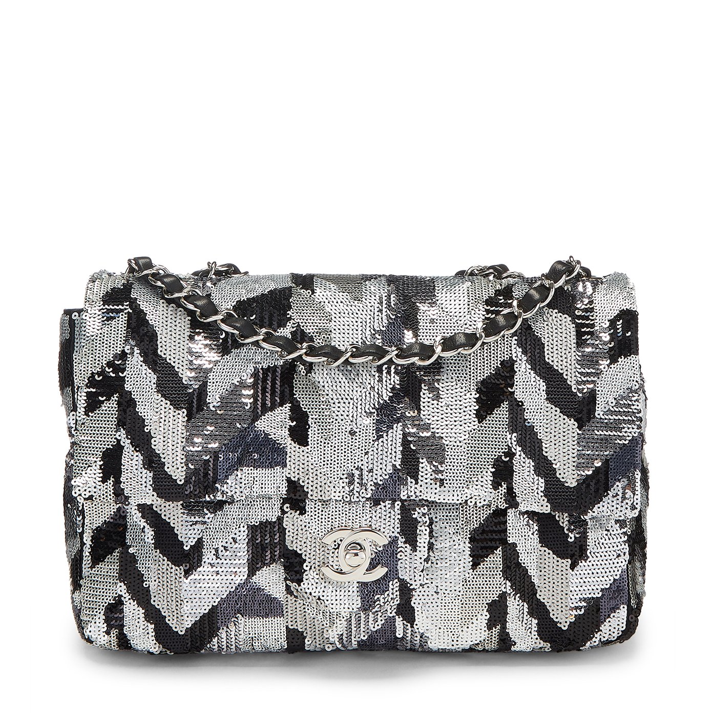 What Goes Around Comes Around Chanel Multi Sequin Half Flap Bag, 10