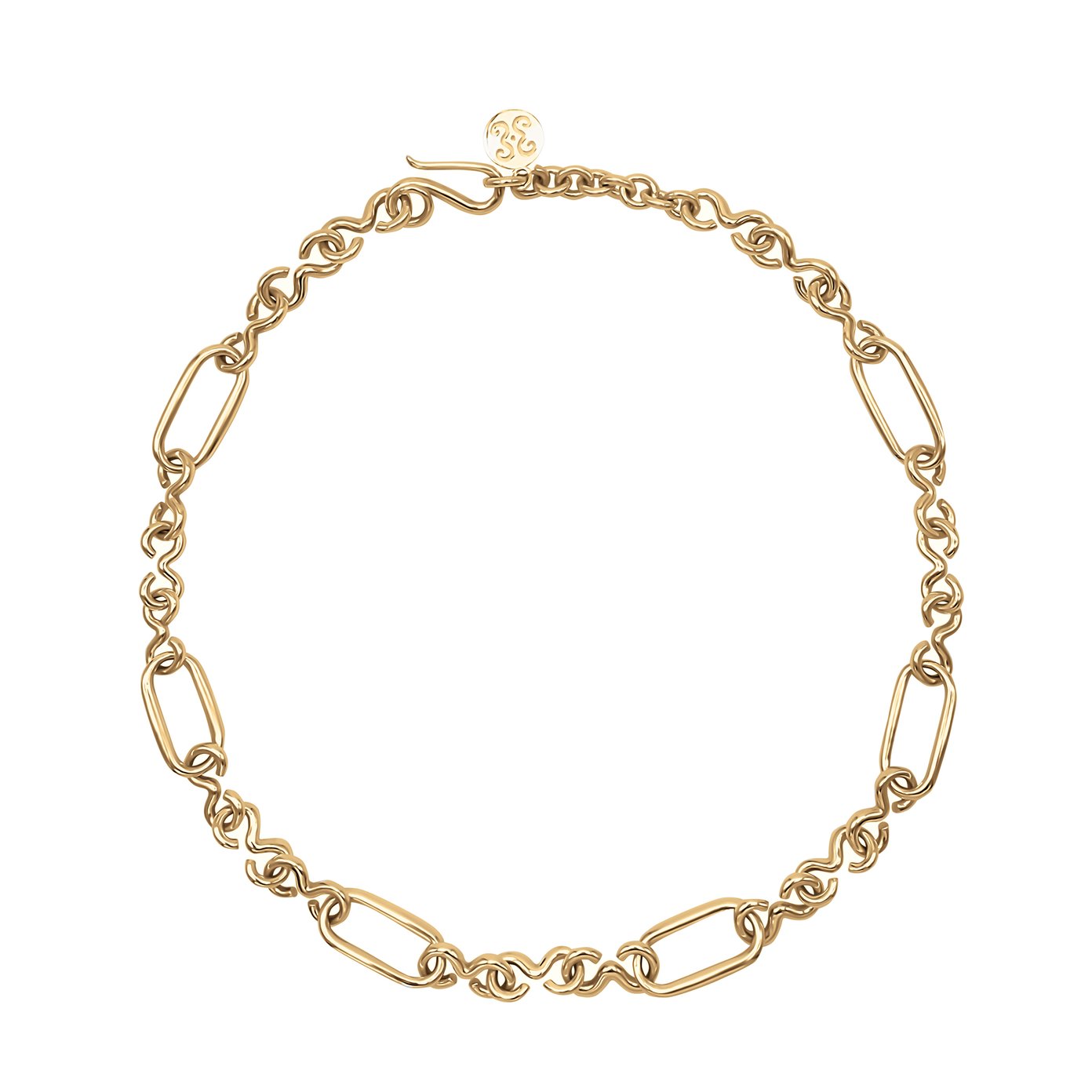 Sapir Bachar Gold Oblong Necklace | goop