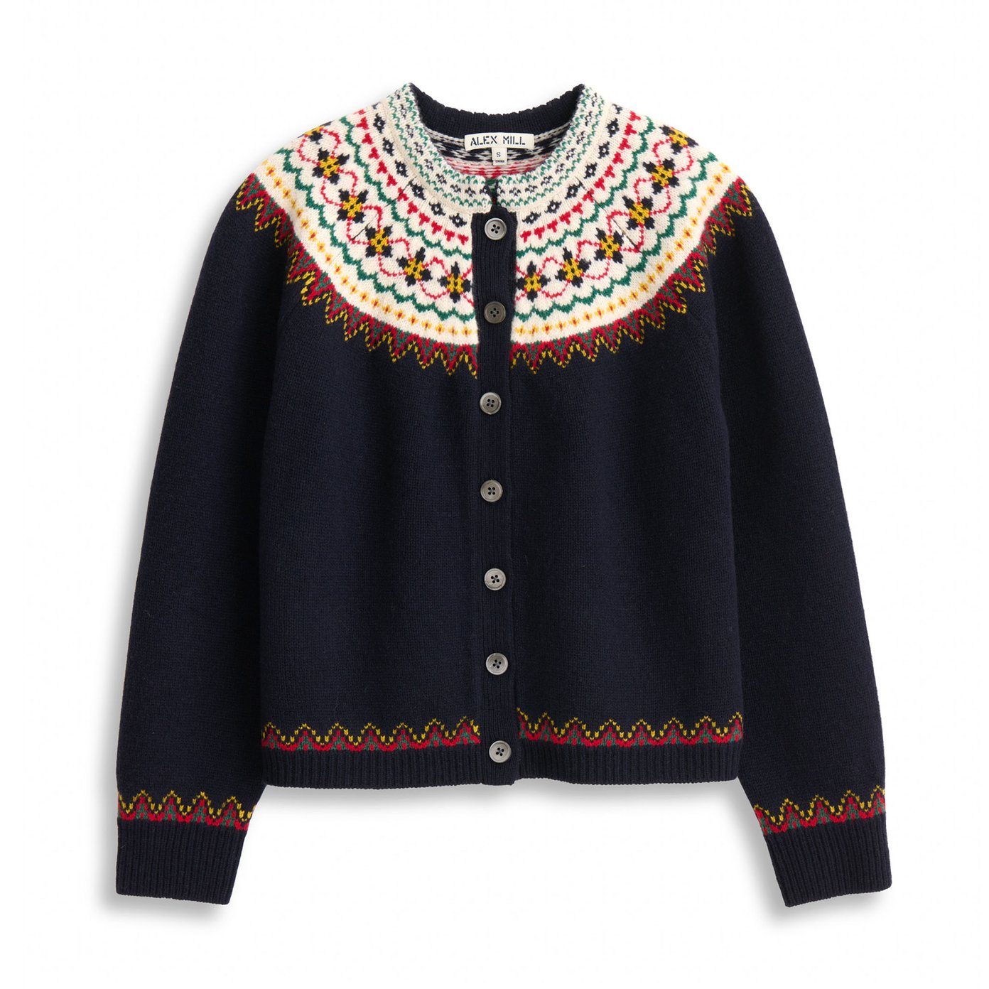 Fair isle cardigan ladies discount