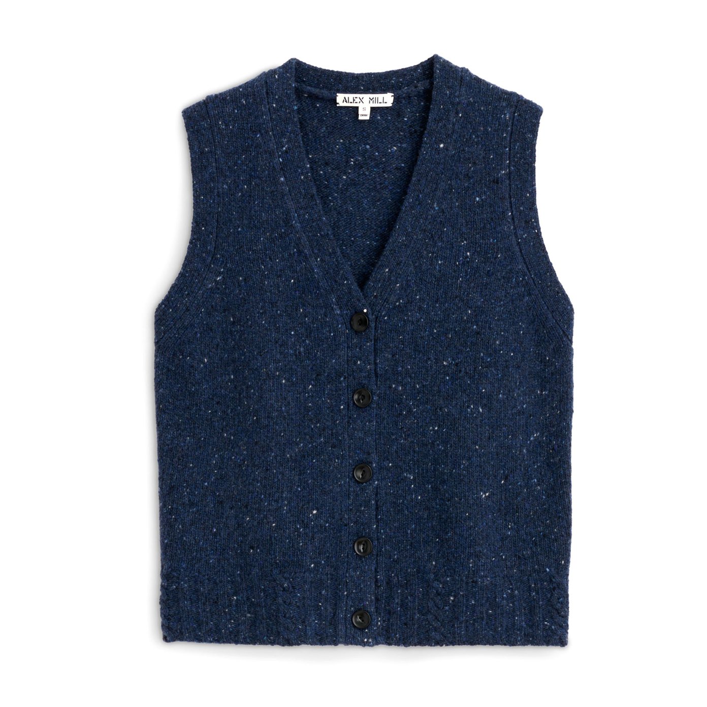 Britt wool and cashmere-blend vest