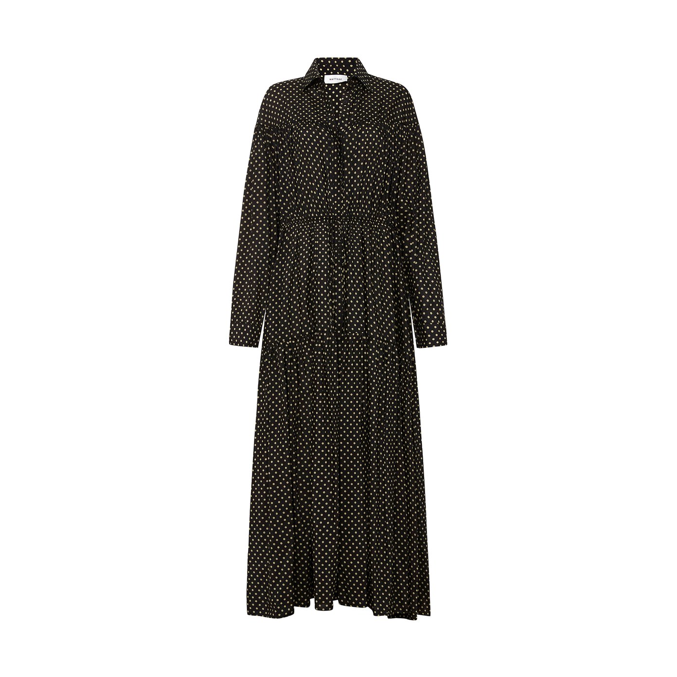 Matteau Tiered Drawcord Dress | goop