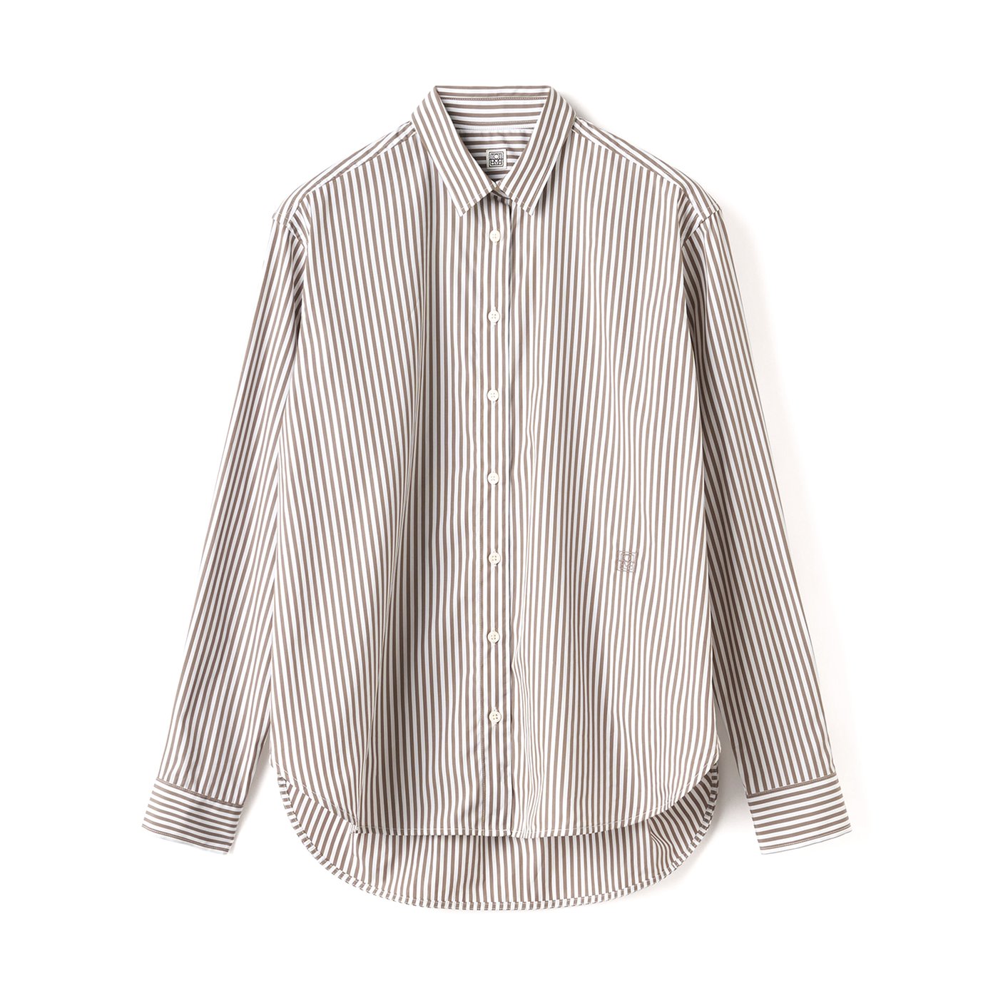 Grey Striped Shirt With Denim Jacket - Aesthetic Shirt Templates