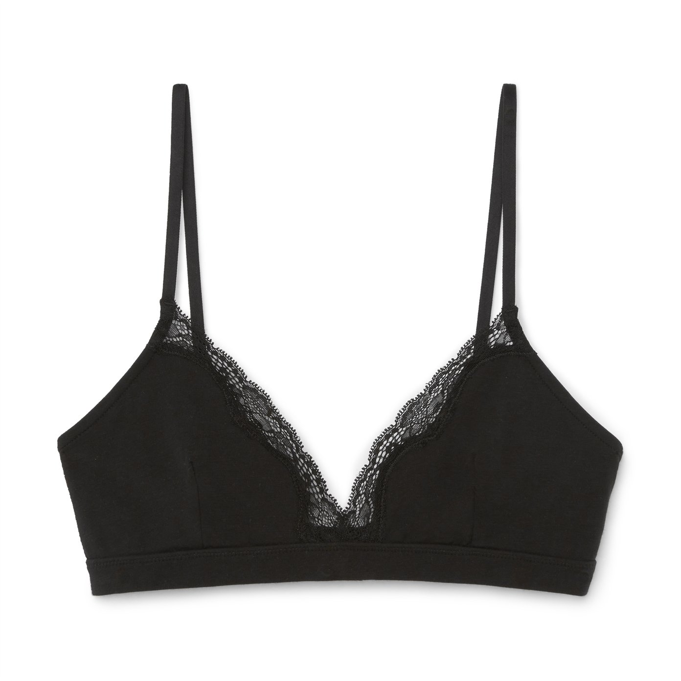 Lace Triangle Bralette – Skin. Addressing the body.