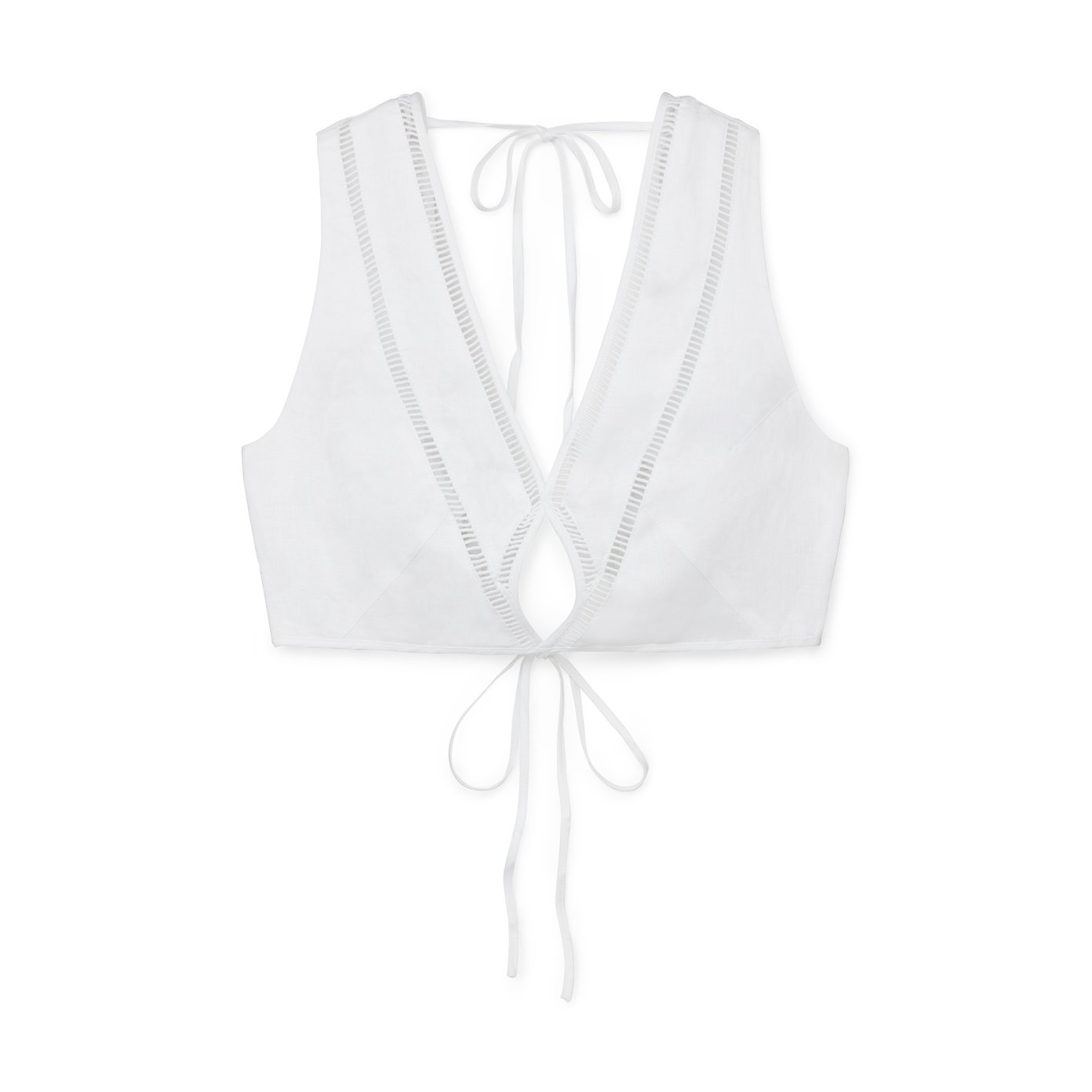 CELINE Linen Crop Top - OrganoLinen