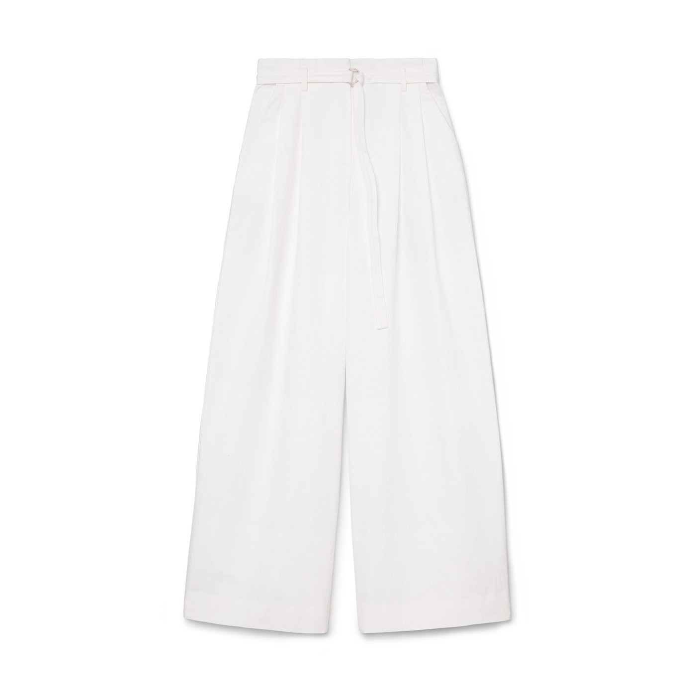 limited edition PLEATED PANTS LIMITED EDITION - Oyster White