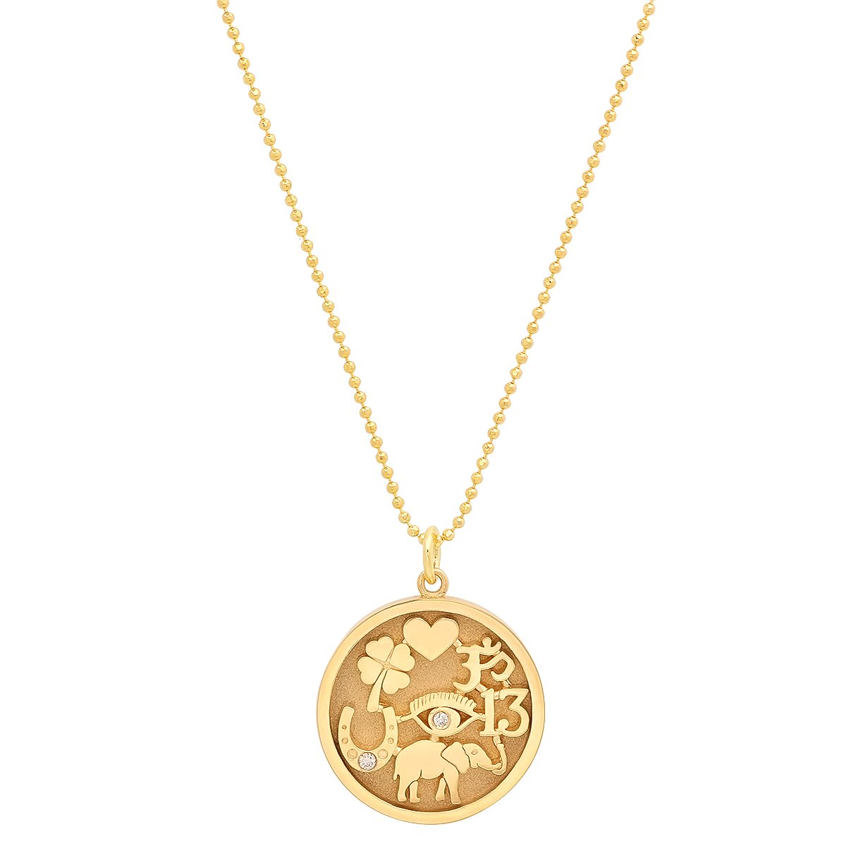 Jennifer Meyer Good Luck Necklace goop