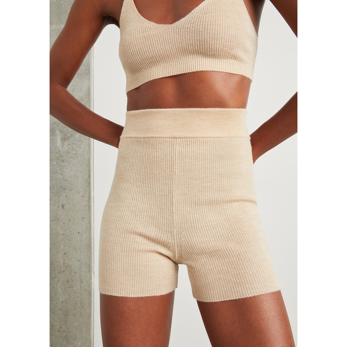 CASHMERE IN LOVE Alexa Mini Biker Shorts goop