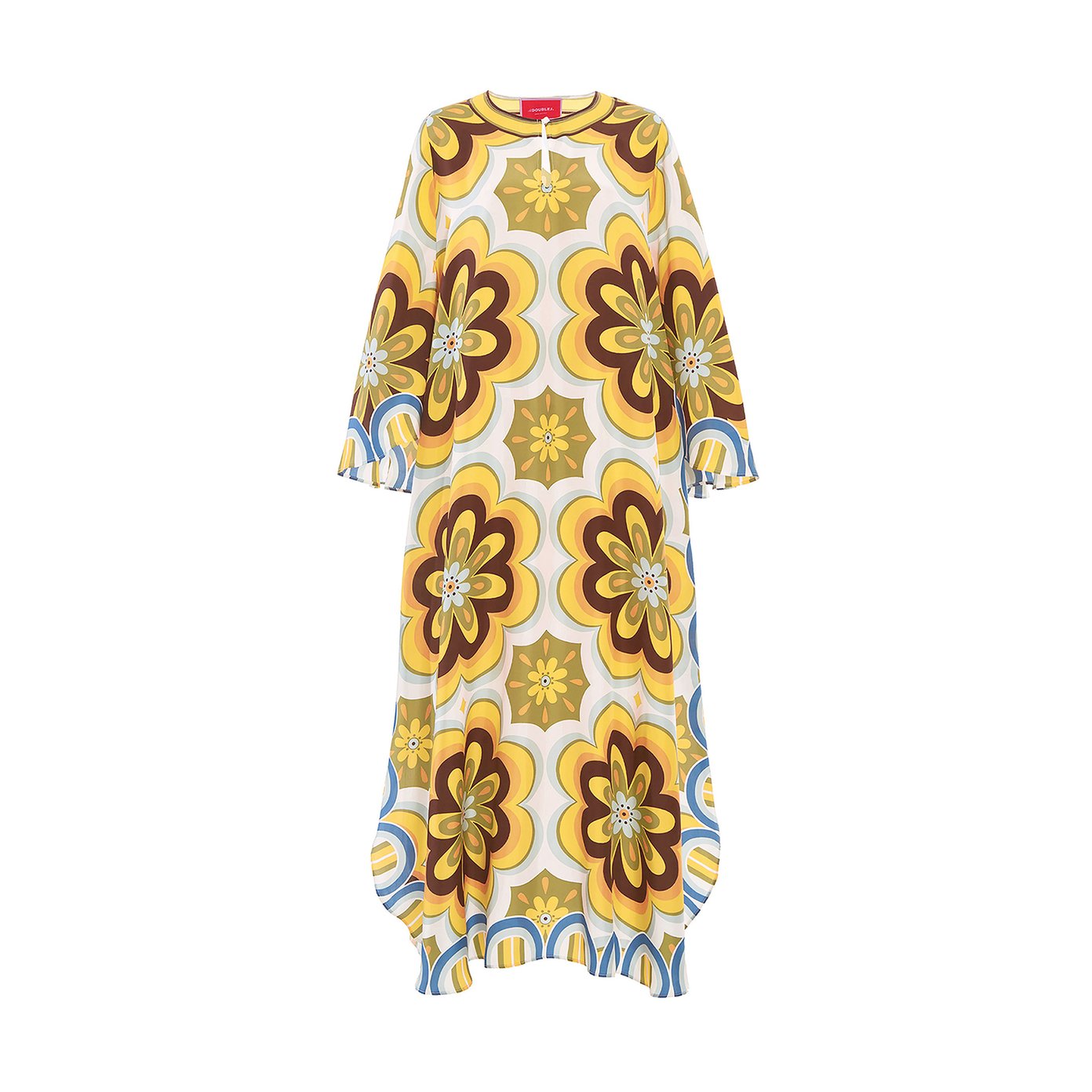 La DoubleJ Foulard short dress - White