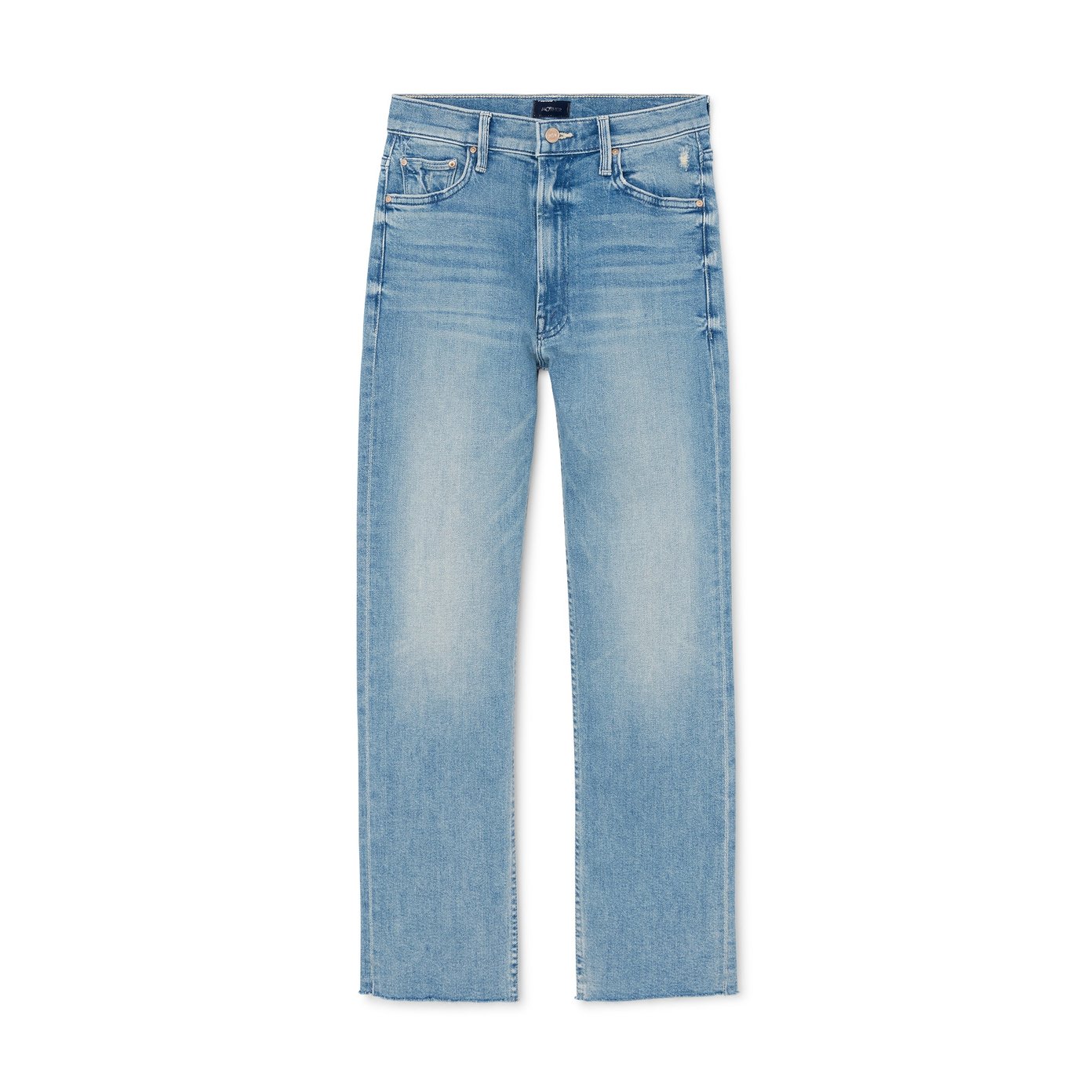 MOTHER High-Waisted Rider Ankle Fray Jeans | goop
