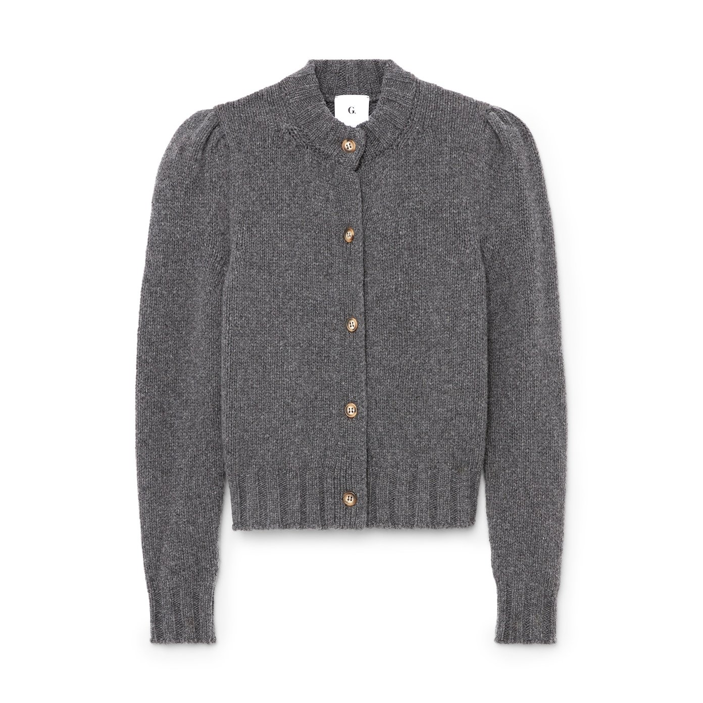 G. Label by goop Morgan Puff-Sleeve Cardigan