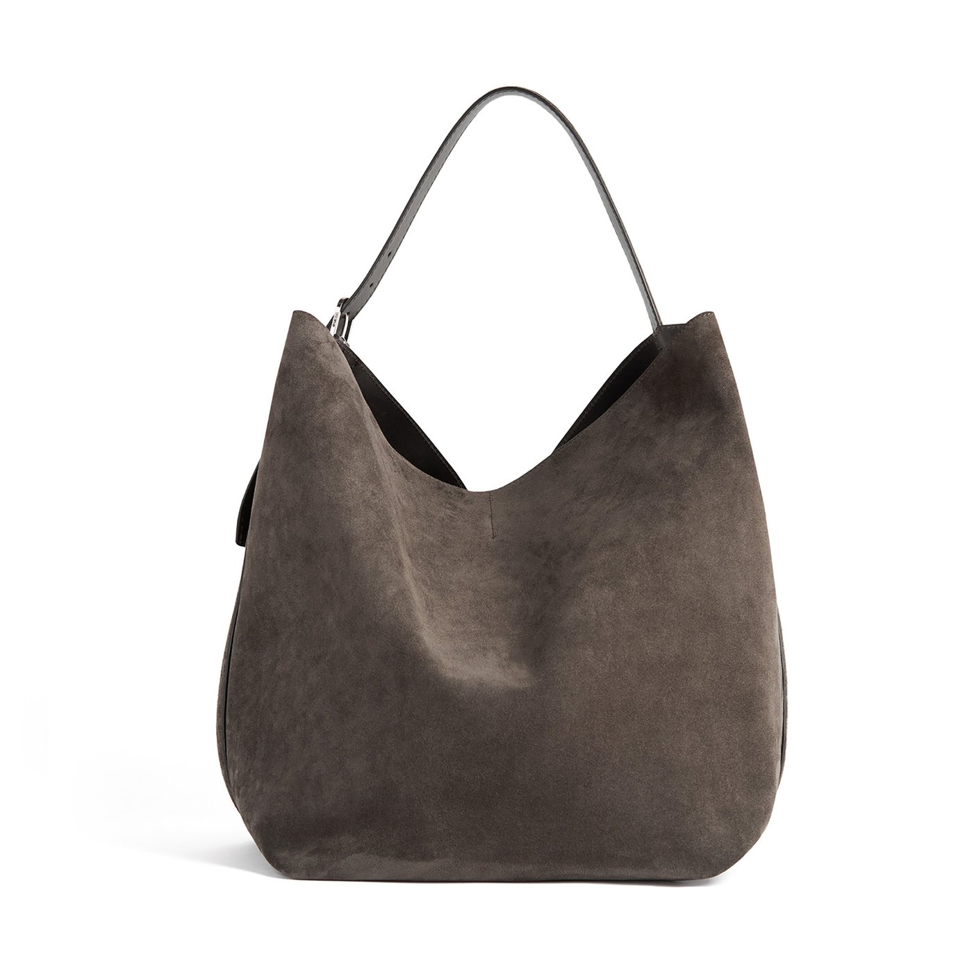 Grey suede tote sales