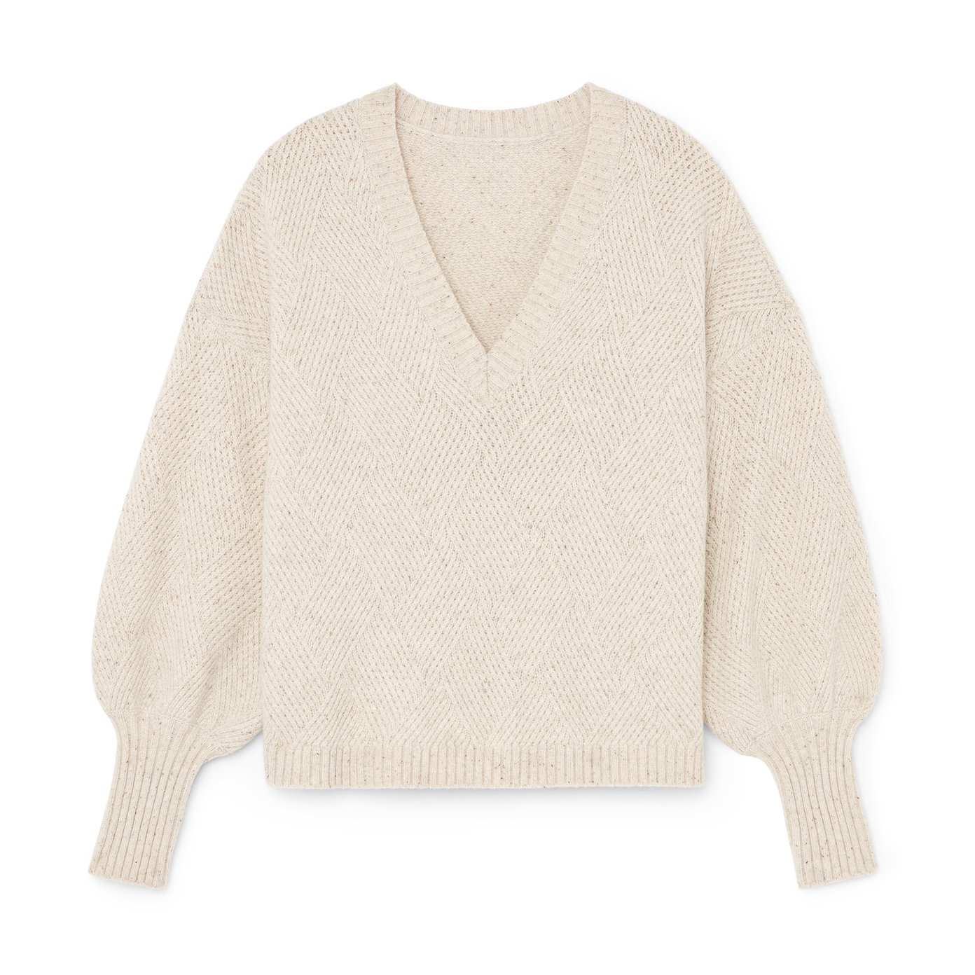 Joslin Anna Wool Quilt Knit Sweater | goop