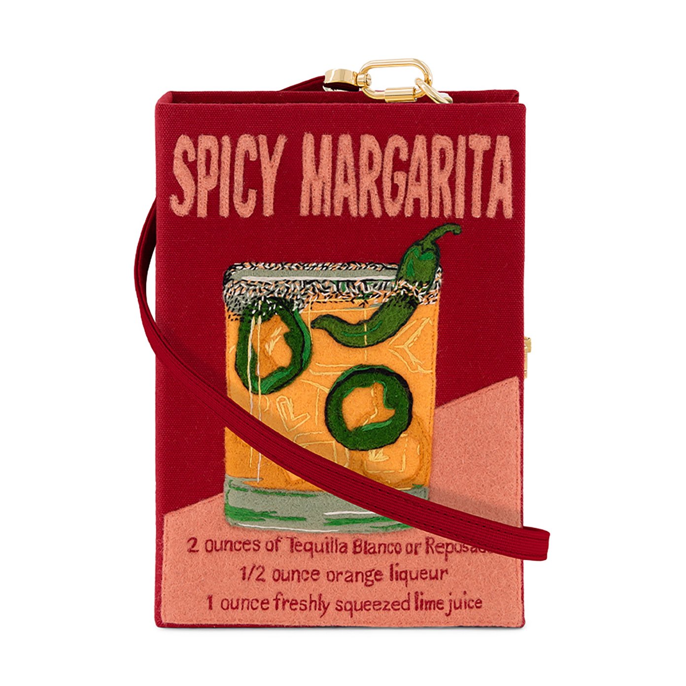 Olympia Le-Tan Spicy Margarita Book Clutch Handbag